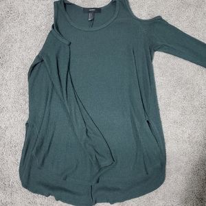Small, Forever 21 Green, Long Sleeve Shirt